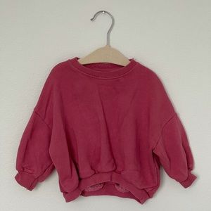 Zara pink oversized sweater